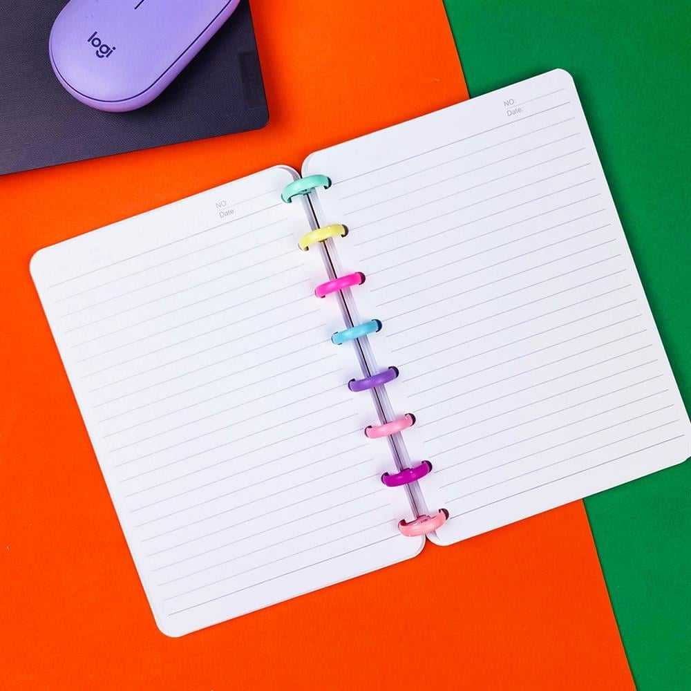 Sütü Çilekli Seni Sürekli Tasarımlı Kalp Spiralli Defter