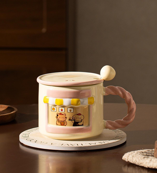Happy Everyday Sevimli Ayı Tasarımlı Seramik Kupa