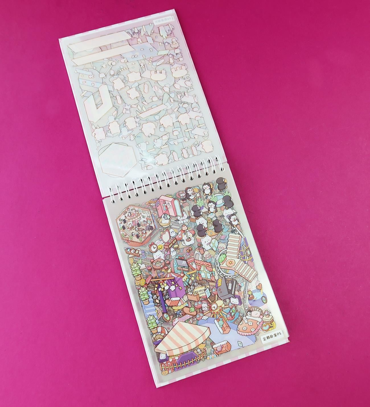20 Yaprak Etiket, 20 Yaprak Sticker-Kendin Yap Sticker Defter 3D Sticker Seti-İzometrik Sticker