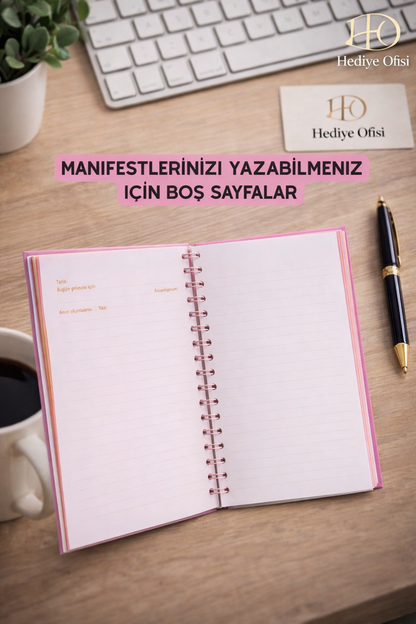 Manifest Challenge Ajandası, Olumlama Kişisel Gelişim ve Rehber Ajanda