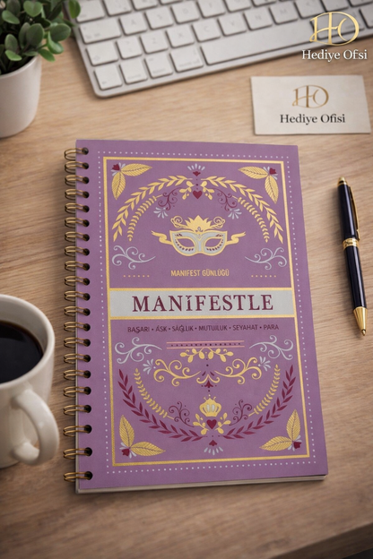 Manifest Challenge Ajandası, Olumlama Kişisel Gelişim ve Rehber Ajanda