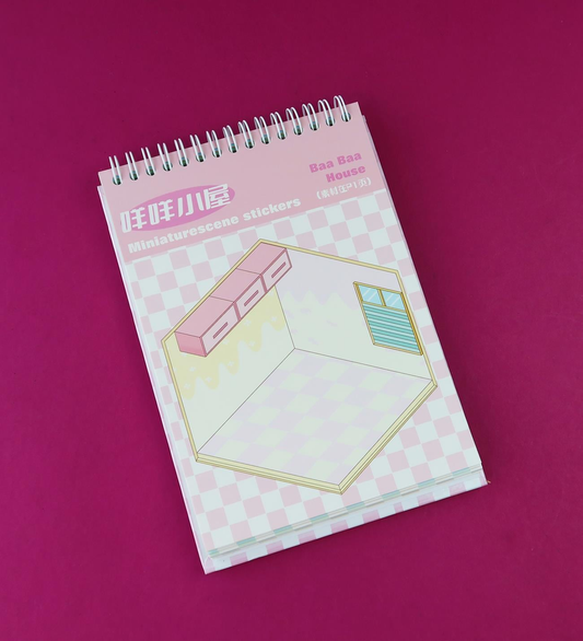 20 Yaprak Etiket, 20 Yaprak Sticker-Kendin Yap Sticker Defter 3D Sticker Seti-İzometrik Sticker