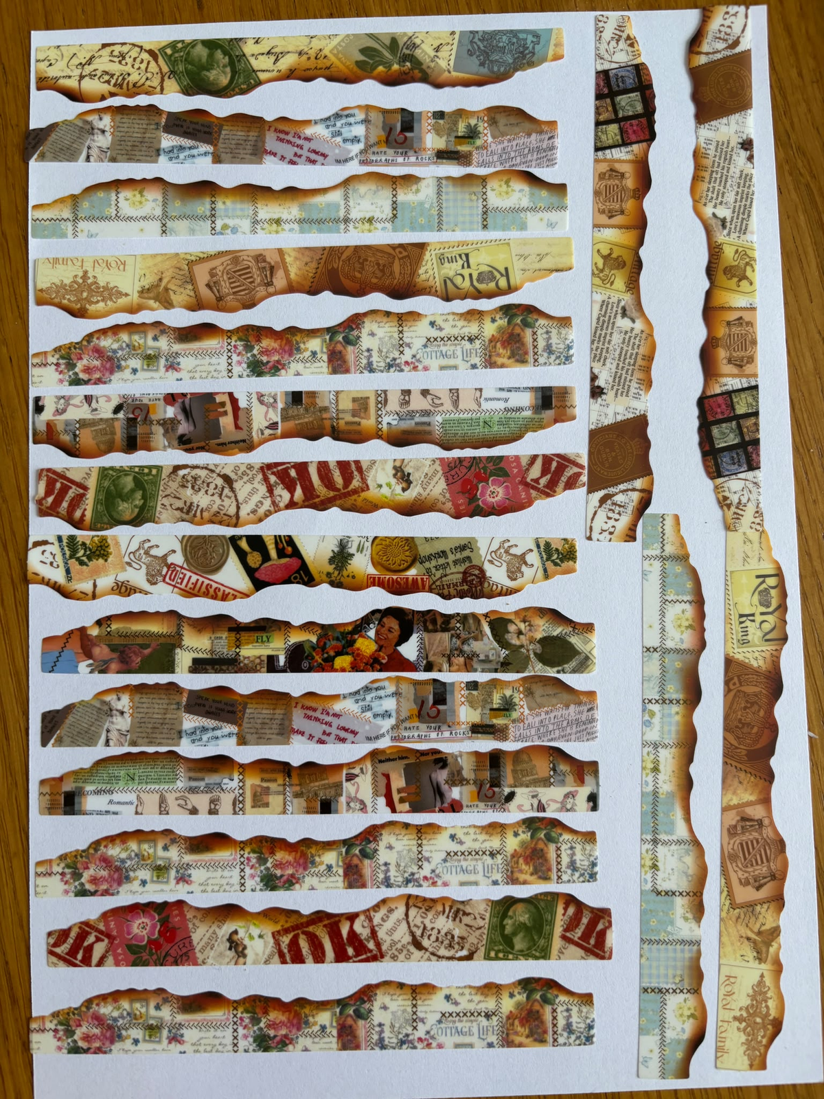 Şeffaf Vintage Scrapbook Sticker 30 Adet PET Dekoratif Journaling Kolaj Sticker Seti